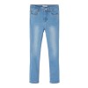 Blauwe stretch jeansbroek - Nkfpolly dnmthayer medium blue denim